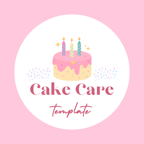 CAKE CARE TEMPLATE